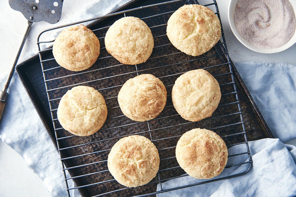 Gluten-Free Snickerdoodles made with baking mix