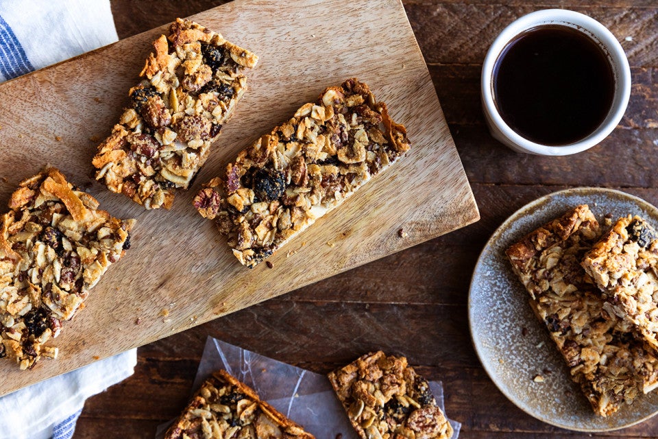 Coconut, Fruit & Nut Bars