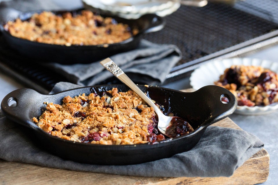 Cherry Berry Apple Crumble
