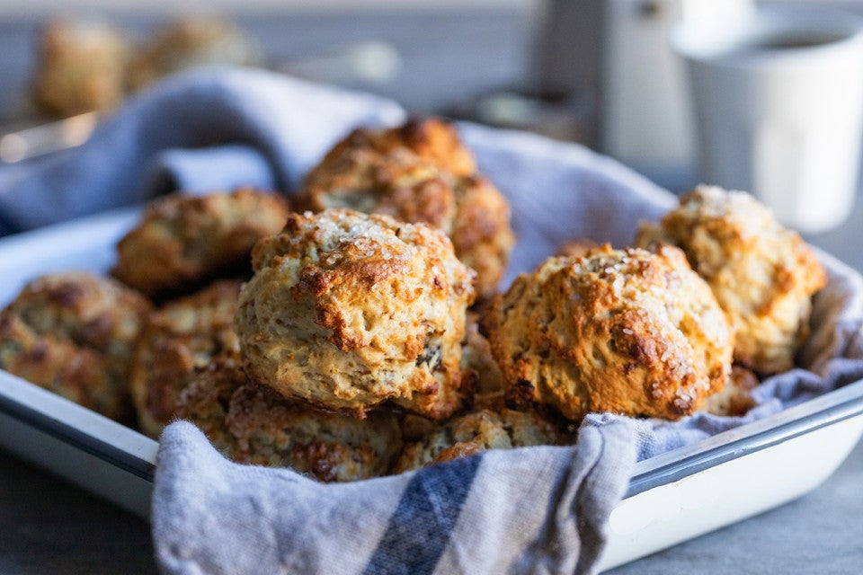 Fig and Toasted Almond Scones