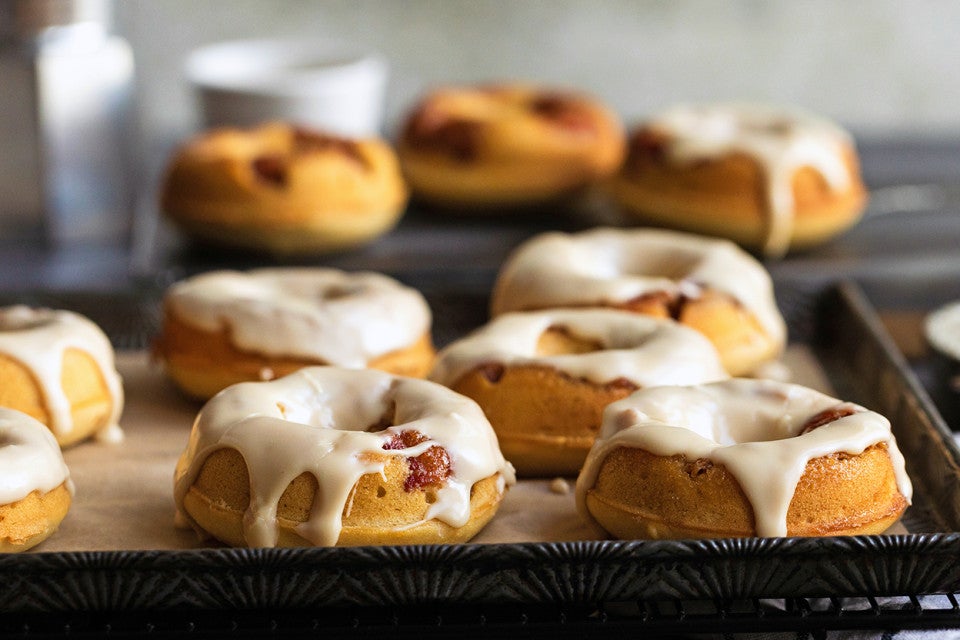 Maple-Glazed Bacon Doughnuts