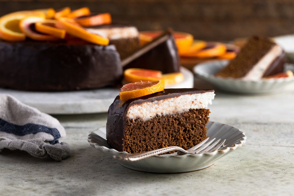 Vegan Chocolate Orange Gingerbread Cake