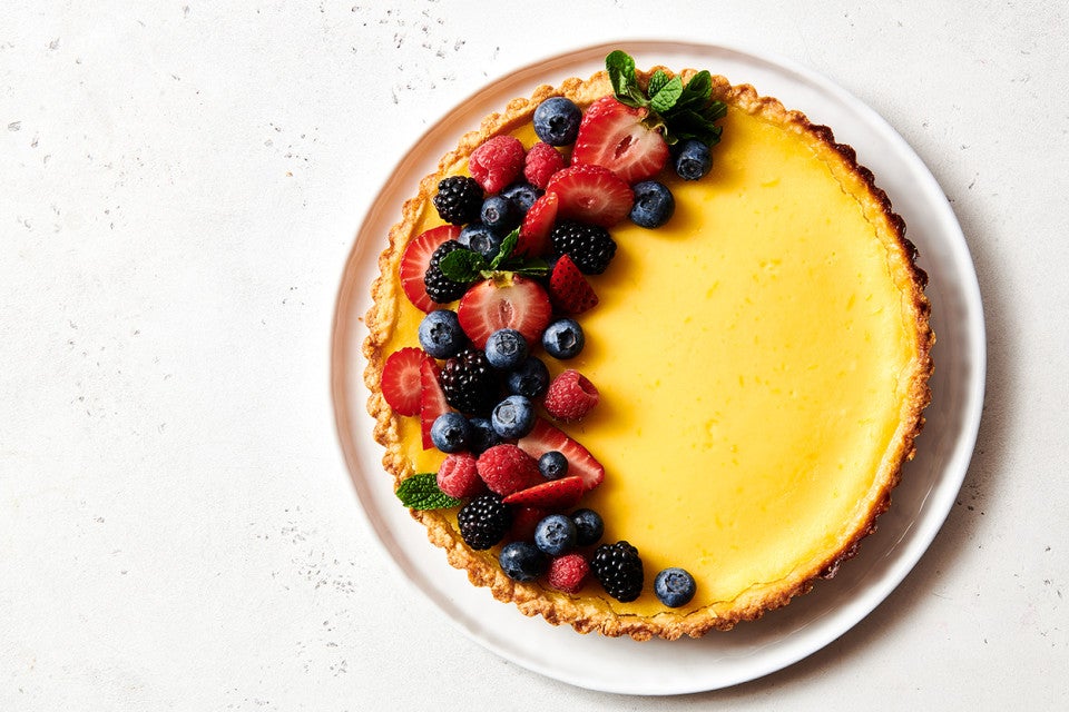 Lemon Tart with Fresh Berries