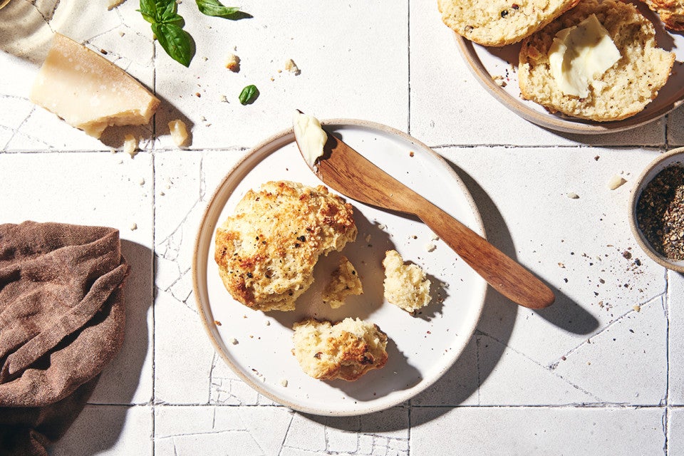 Cacio e Pepe (Cheese and Pepper) Scones