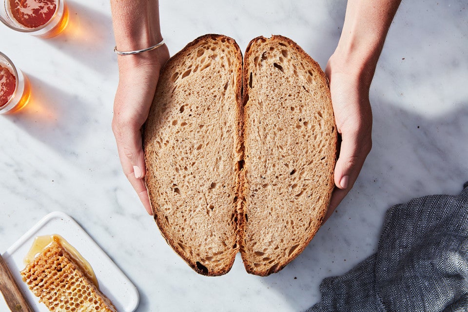 Honey-Beer Miche