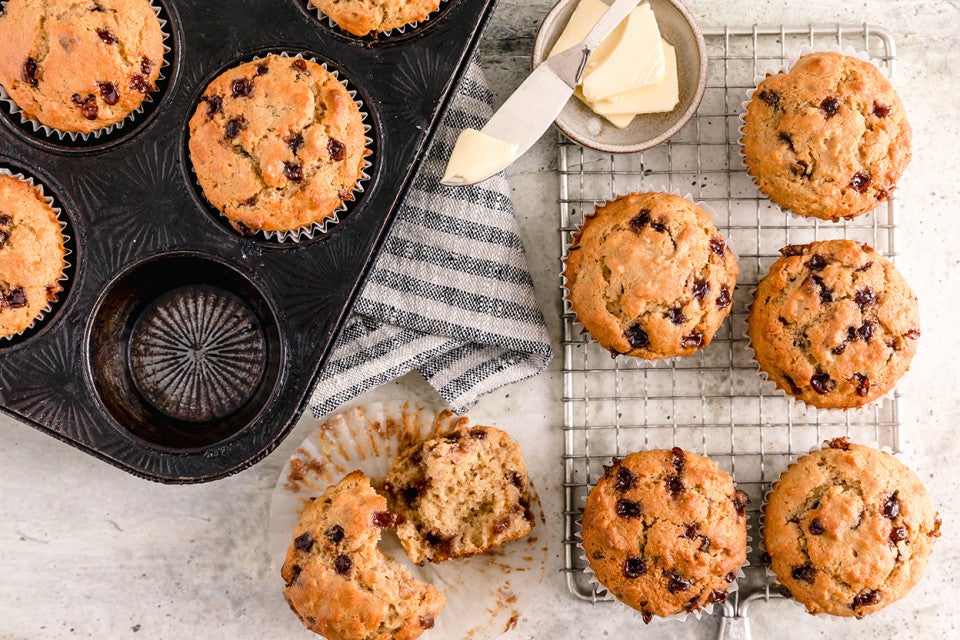 Oatmeal Jammy Bits Muffins