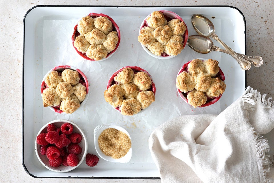 Individual Berry Cobblers
