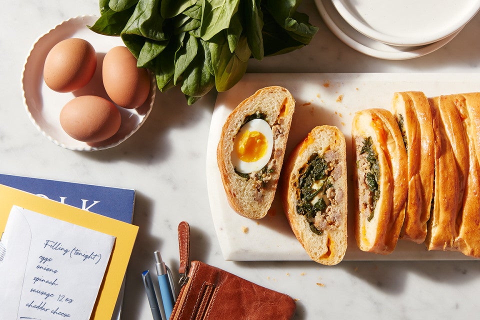 Stuffed Breakfast Braid