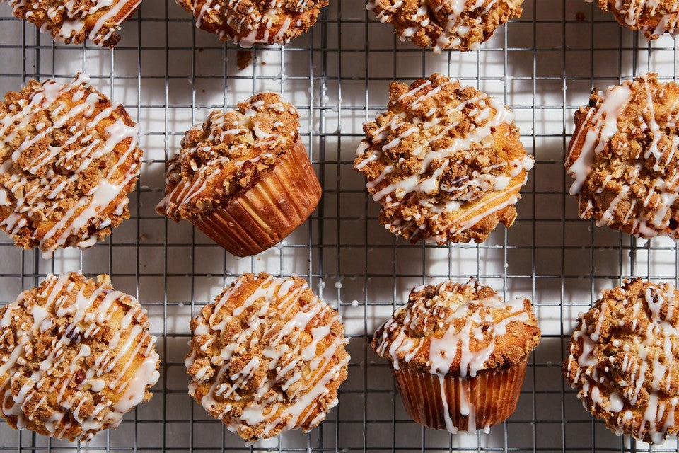 Stuffed Cinnamon Streusel Muffins