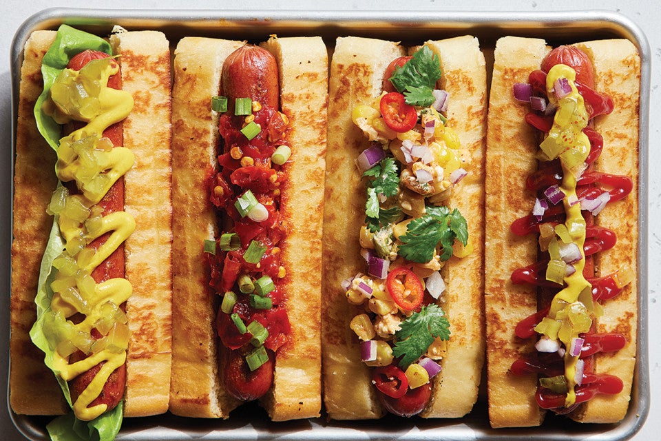 Buttery Hot Dog Buns