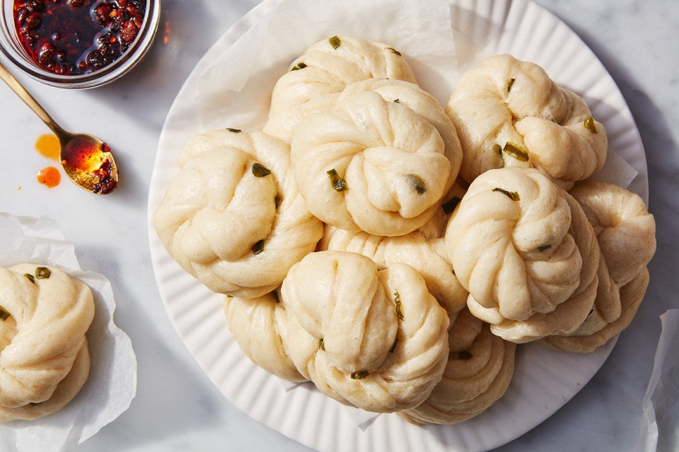 Ginger Scallion Lobster Baos