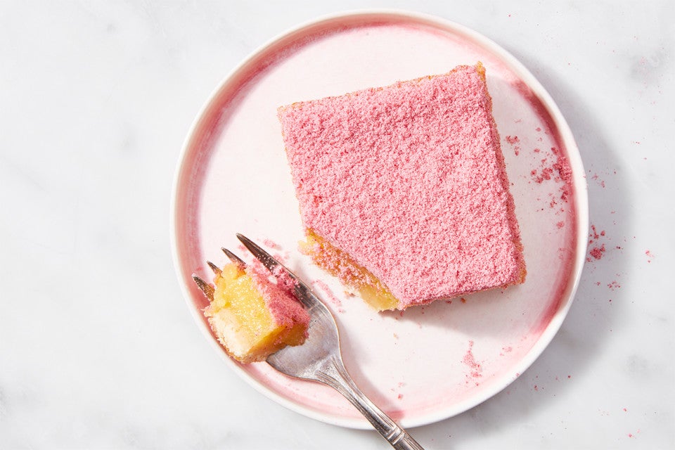 Raspberry-Lime Rickey Bars