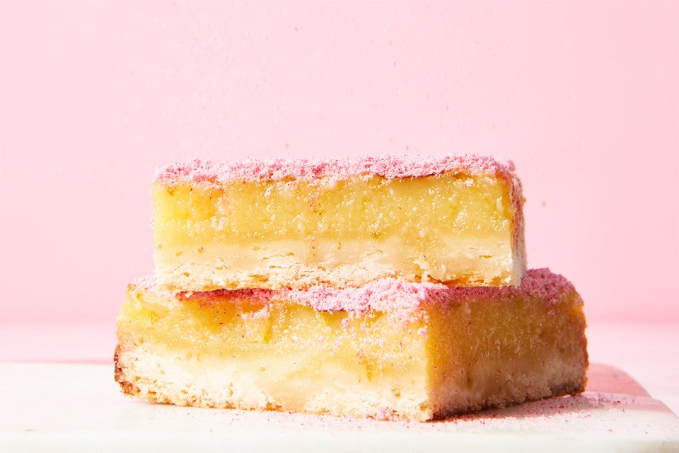 Raspberry-Lime Rickey Bars