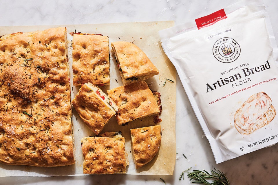 Cheese and Herb Stuffed Focaccia