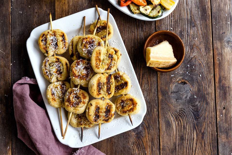 Grilled Garlic Knots