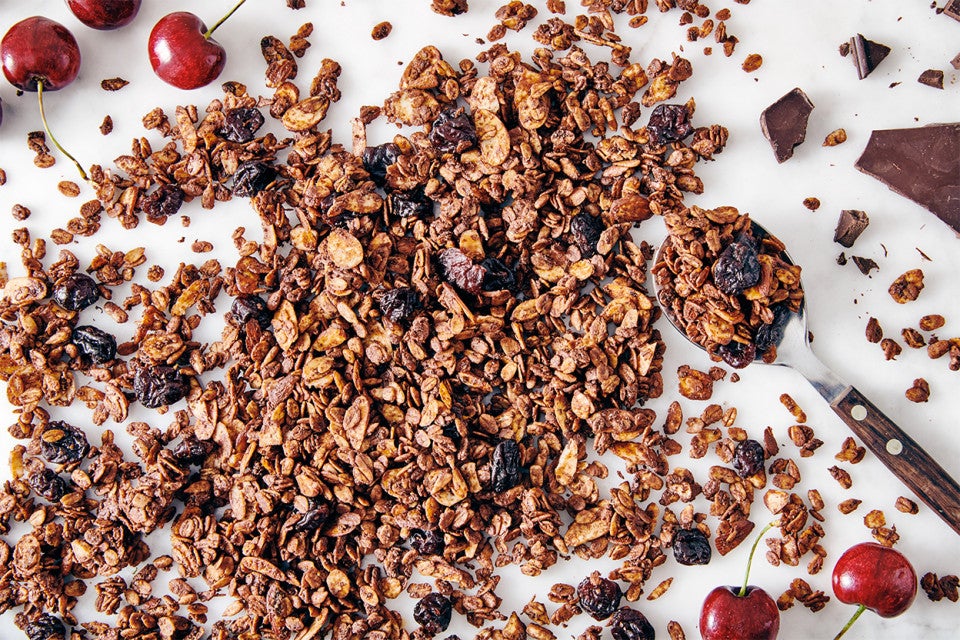 Chocolate and Cherry Granola
