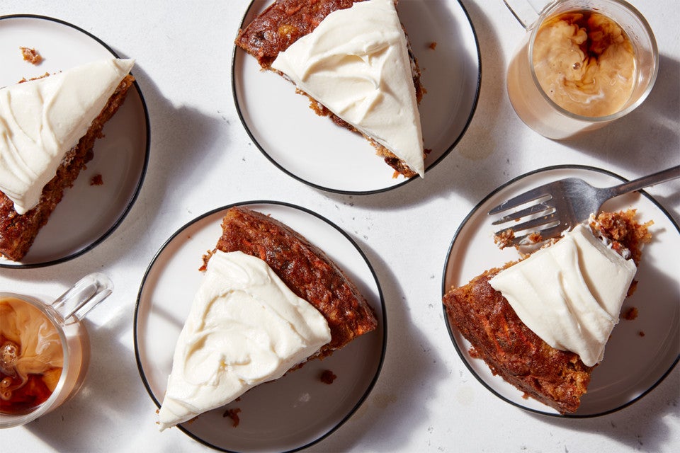 Gluten-Free Carrot Cake made with baking mix