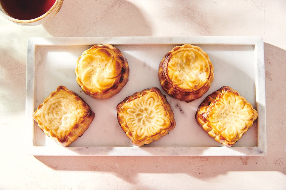 Red Bean Mooncakes