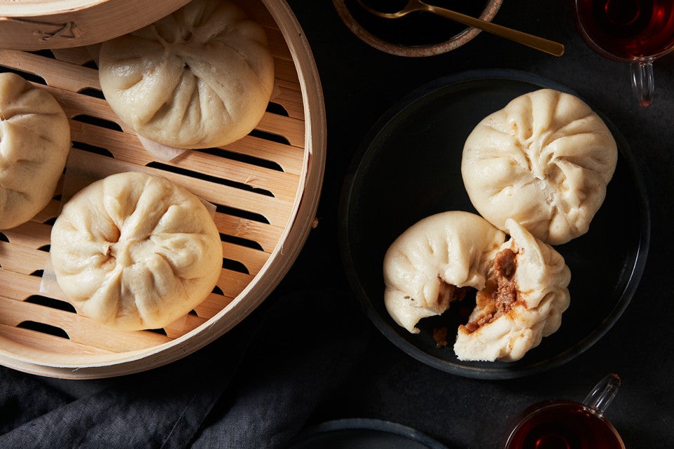 Steamed Pork Buns (Xian Rou Bao)