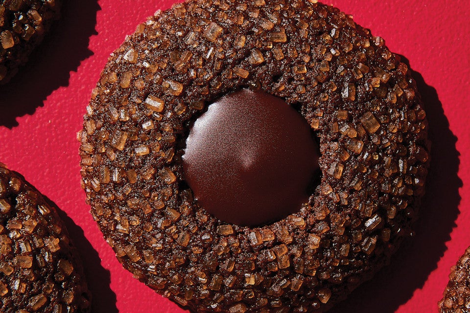 Gluten-Free Chocolate Molasses Thumbprints
