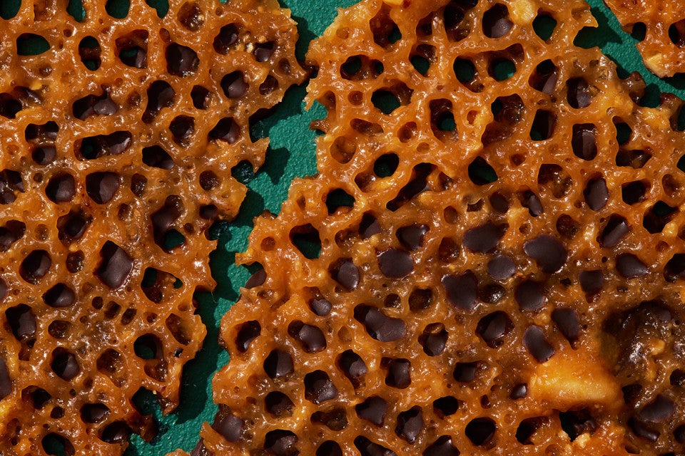 Free-Form Hazelnut Florentines