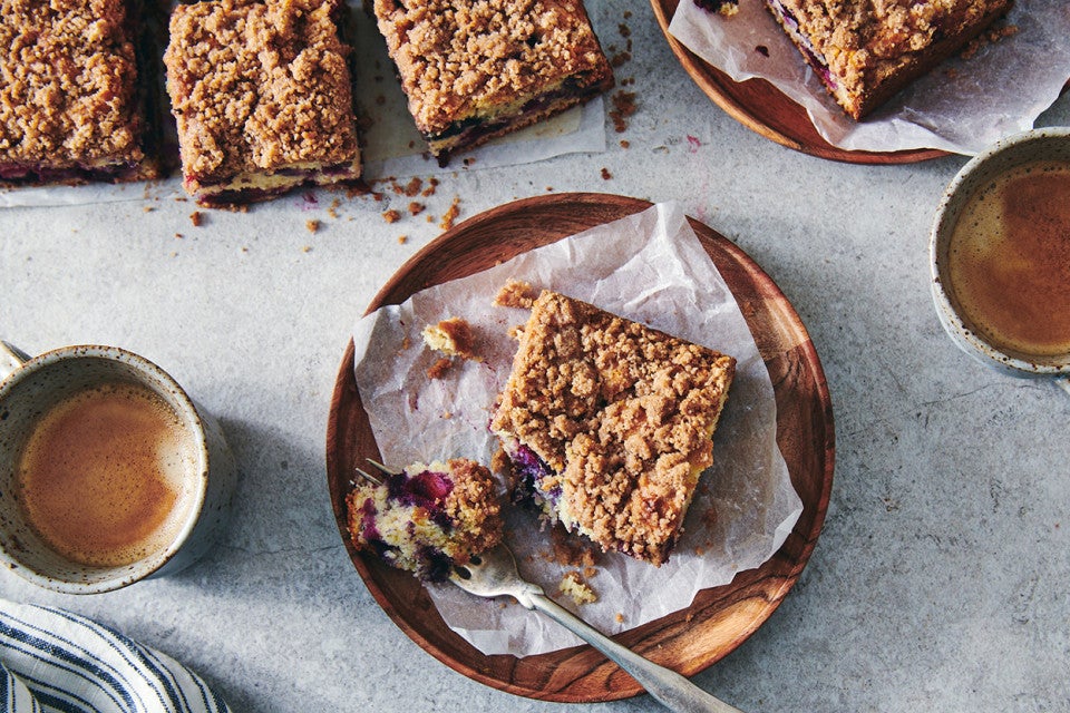 Blueberry Buckle Coffee Cake