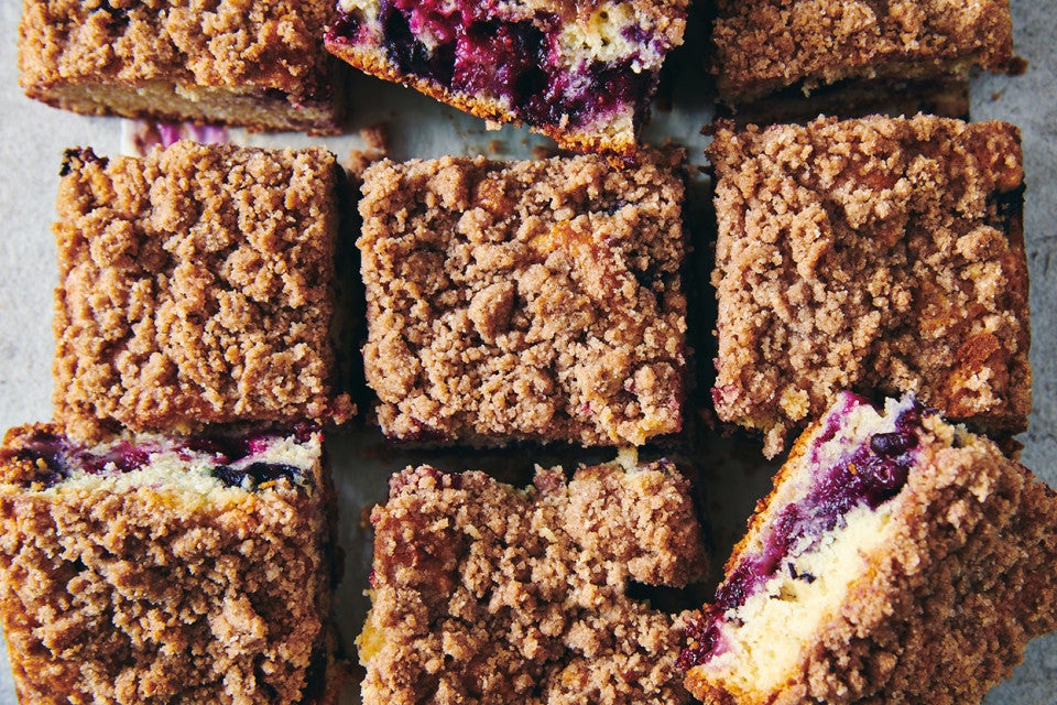 Blueberry Buckle Coffee Cake