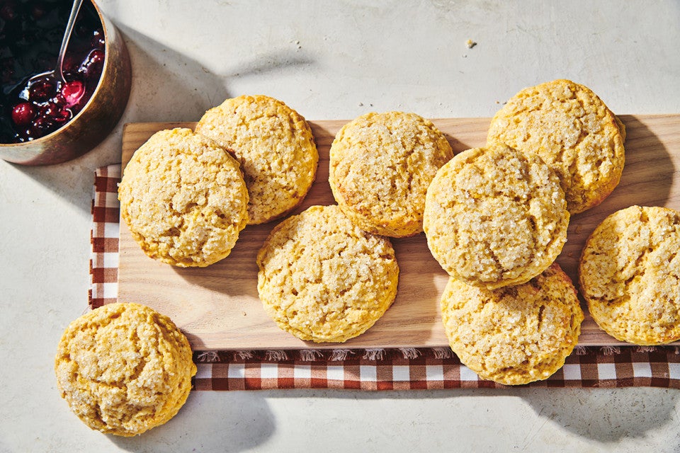 Lemon Cornmeal Biscuits