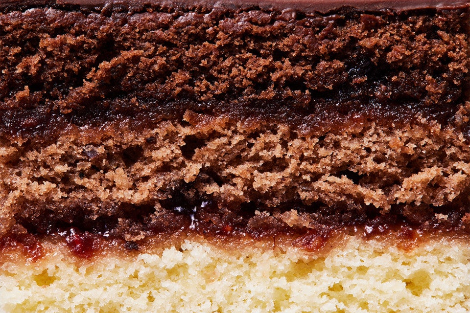 Ombre Chocolate Cake Bars