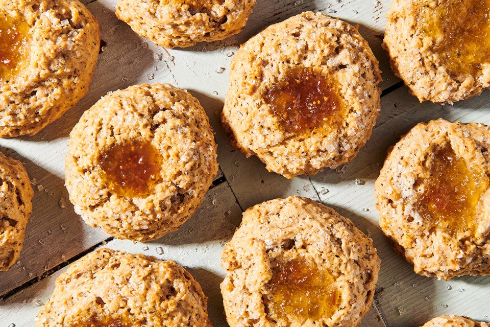 Earl Grey Scones with Jam Centers