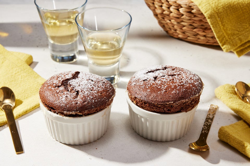Triple Chocolate Soufflé