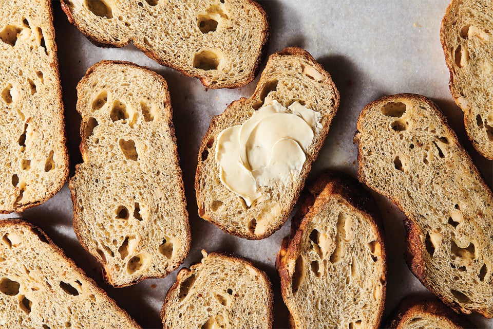 Three-Cheese Semolina Bread