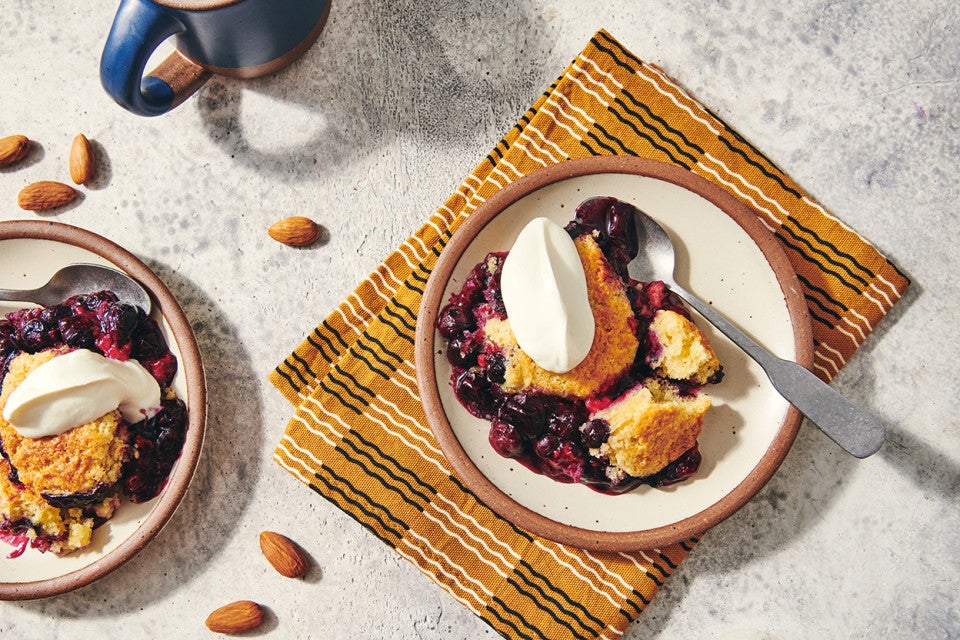 Almond Flour Berry Cobbler