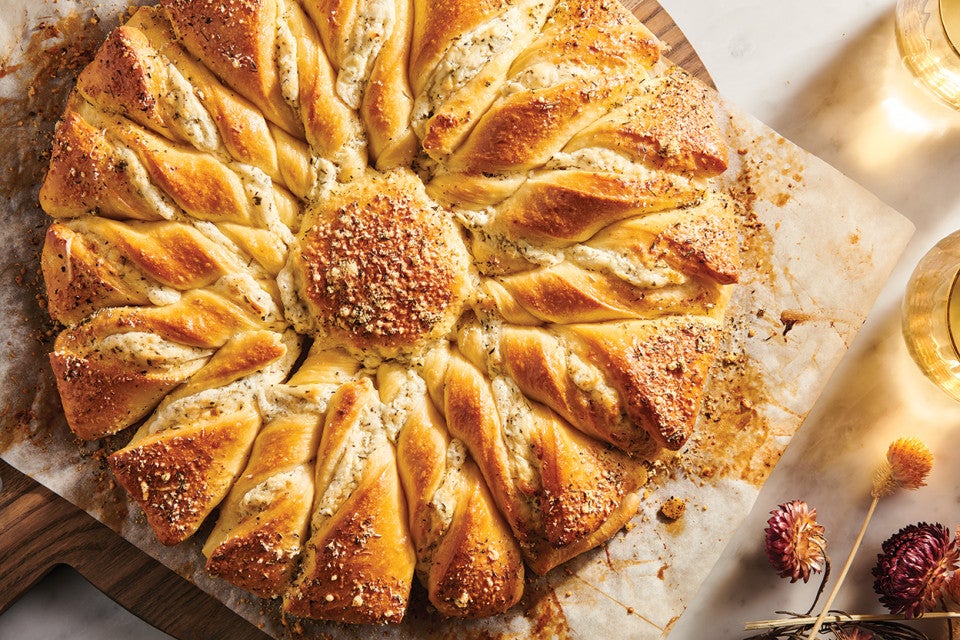 Garlic and Herb Sun Bread (Tarte Soleil)