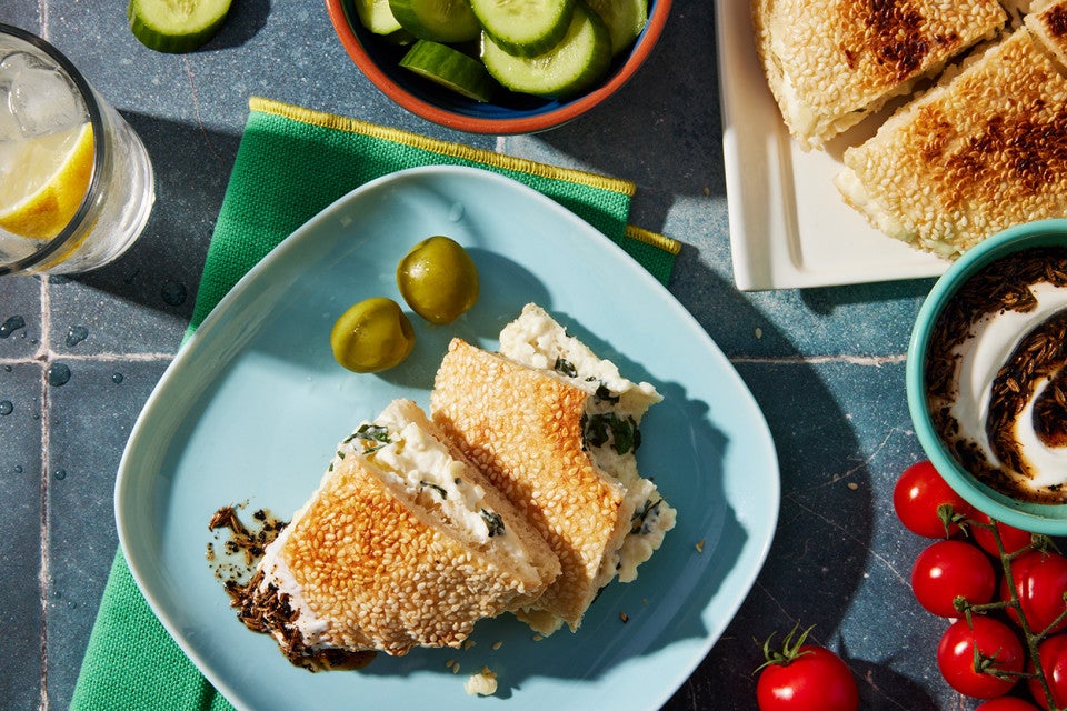 Cheese and Mint Ka’ak (Middle Eastern Bagels) 