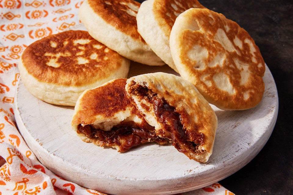 Hotteok (Korean Sweet Pancakes)