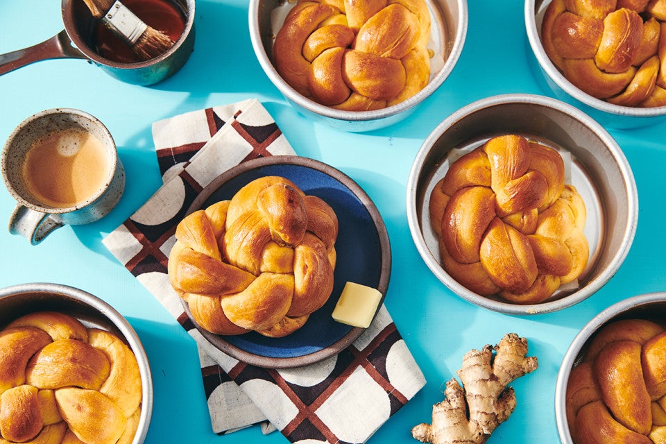 Ginger-Honey Brioche 