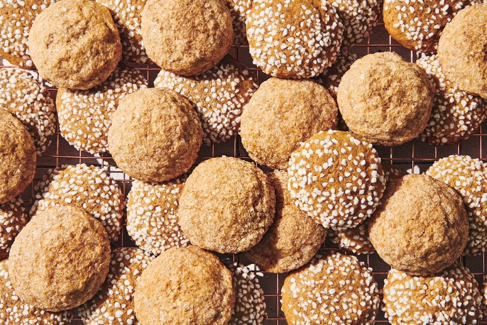 Soft Ginger-Molasses Cookies and Ginger Syrup 