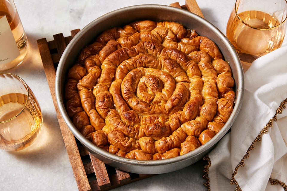 Twice-Baked Caramelized Cashew Baklava 