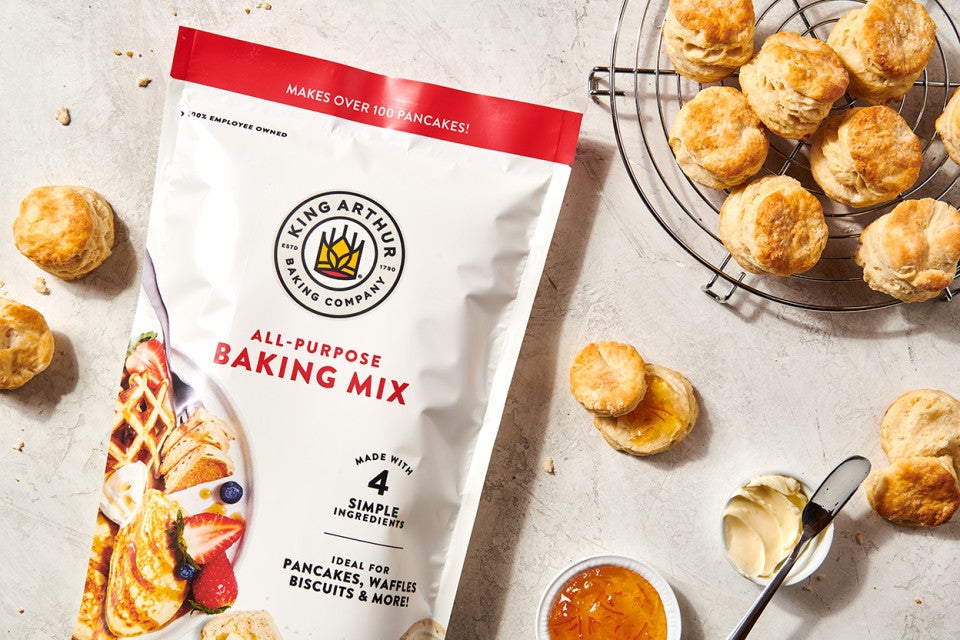 Cut-Out Biscuits made with King Arthur All-Purpose Baking Mix 