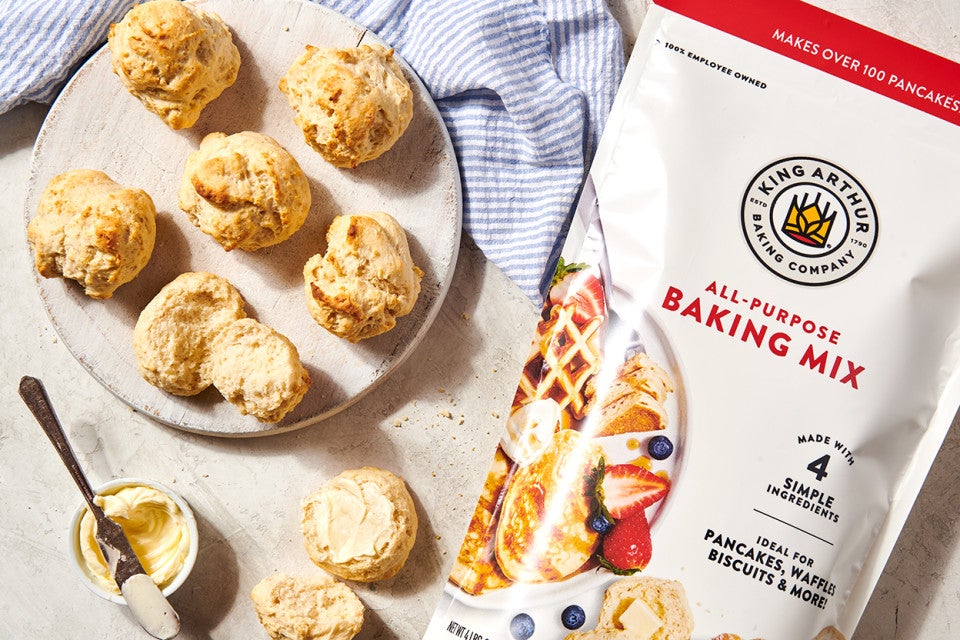 3-Ingredient Biscuits made with All-Purpose Baking Mix 