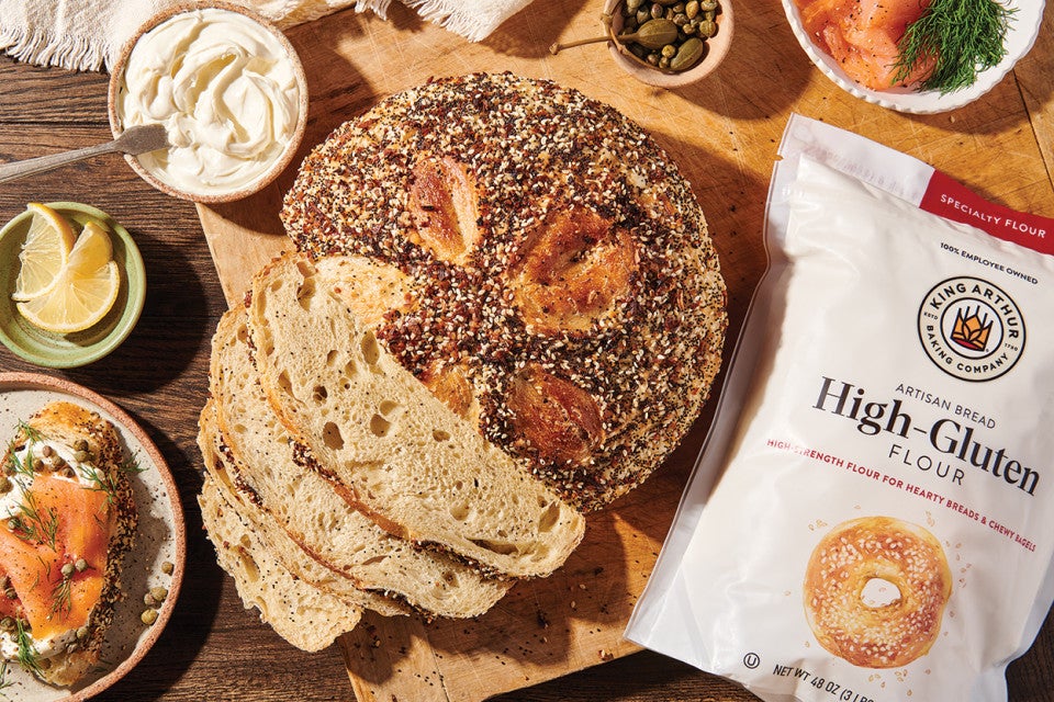 No-Knead Everything Bread