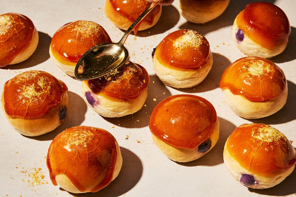 Ube Bibingka Custard Buns 