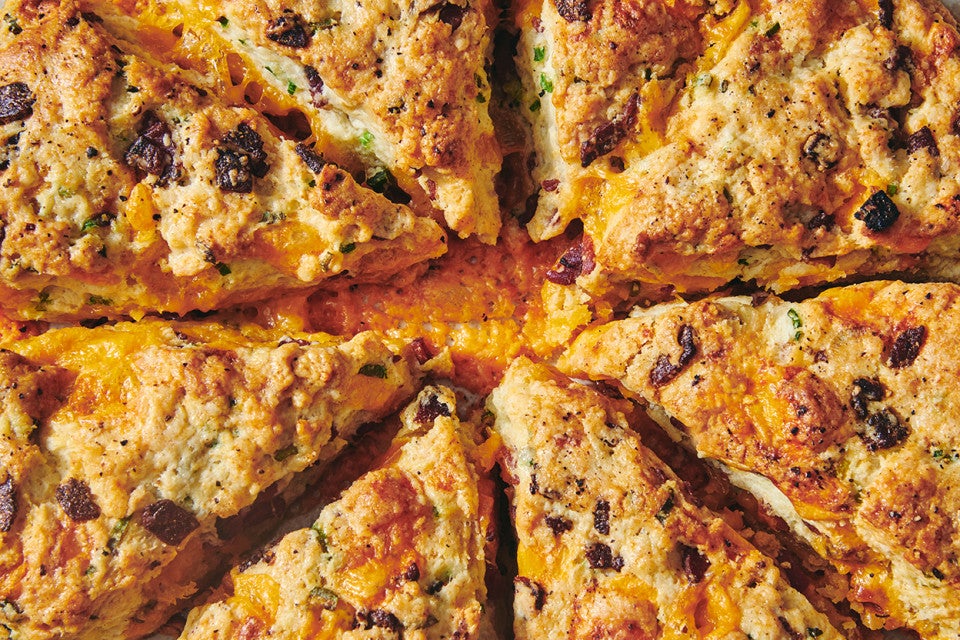 Bacon Cheddar Chive Scones 