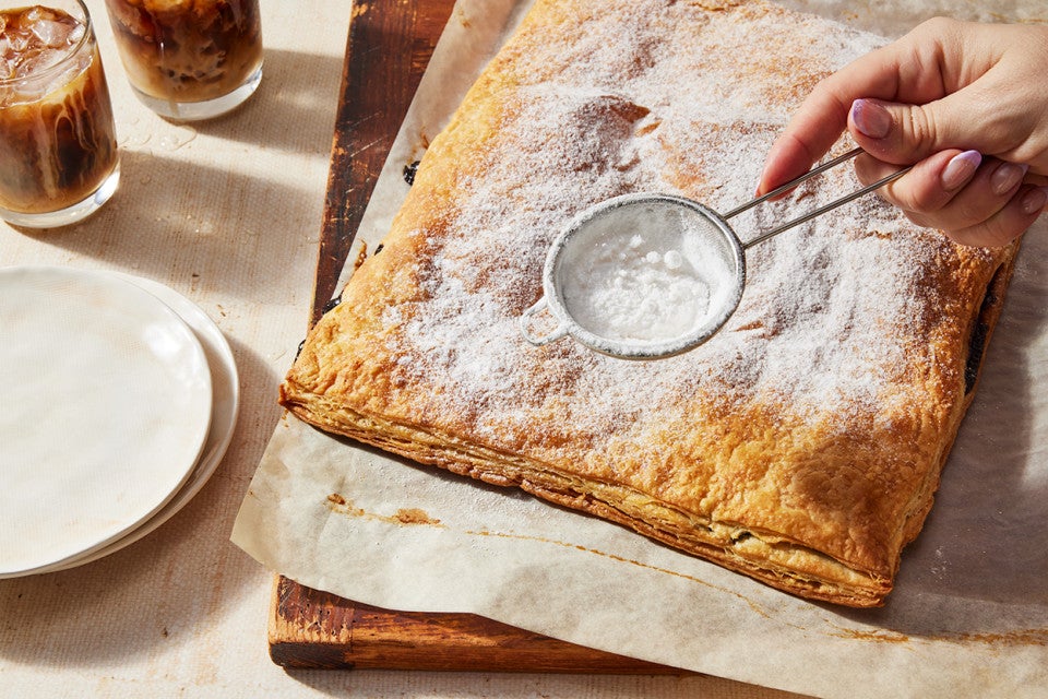 Giant Sheet Pan Chocolate Croissant 