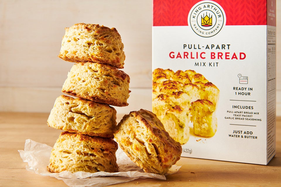 Sky-High Garlicky Herb Biscuits 