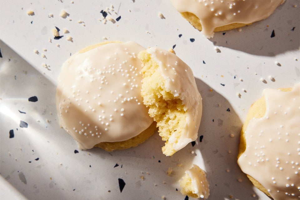 Glazed Ricotta Cookies