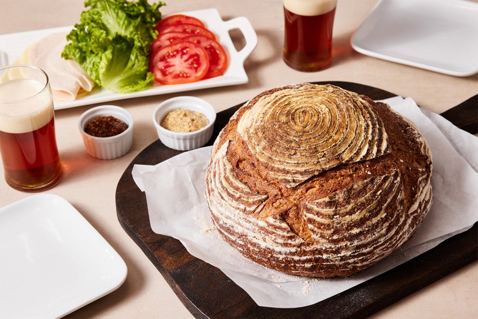Sourdough Beer Bread 