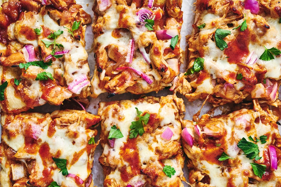 Barbecued Chicken Pizza 