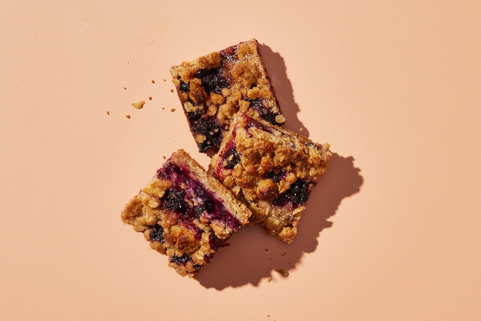 Berry Easy Jam Bars